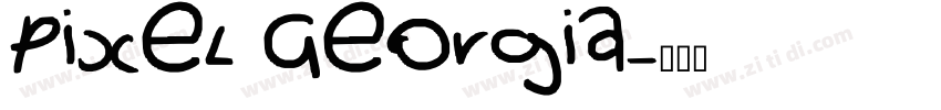 Pixel Georgia字体转换